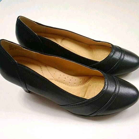 Strictly comfort black new women shoes size 6 - Picture 4 of 8